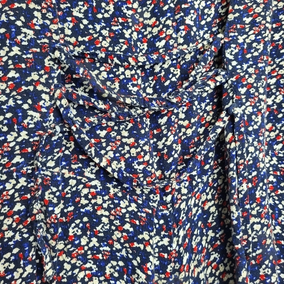 U.S Polo Assn Shorts Romper One Piece. Size Medium. Blue, Red & White. - Picture 7 of 13